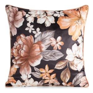 Poszewka velvetowa 45x45 Kwiatowy Glamour