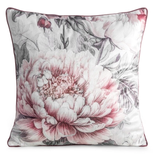 Poszewka velvetowa 45x45 Pudrowy Kwiat