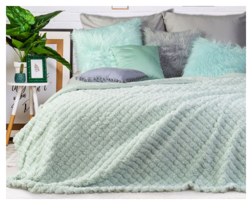 Narzuta 170x200 w kolorze miętowym