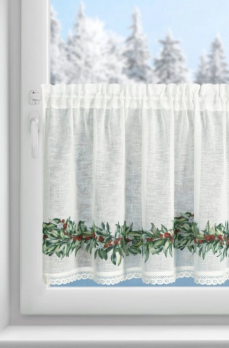 Zazdrostka świąteczna 60x150 Czerwone Jagody