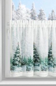 Zazdrostka świąteczna 60x150 Ośnieżony Las