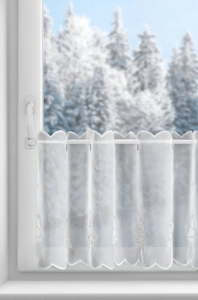 Zazdrostka świąteczna 40x150 Choinki i Śnieżynki