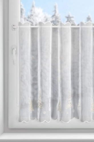 Zazdrostka świąteczna 70x150 Choinki i Śnieżynki