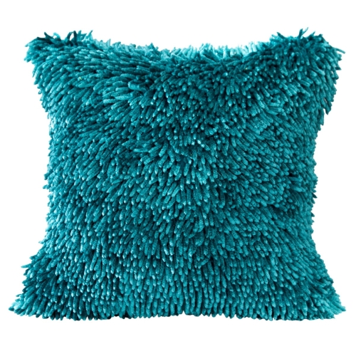 Poszewka dekoracyjna turkusowa 40x40 + wypełnienie 