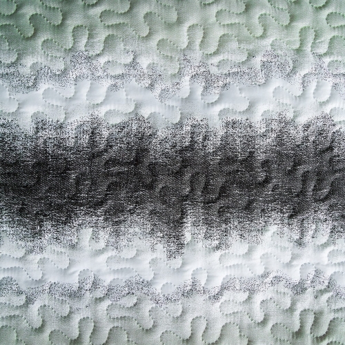 Narzuta srebro grafitowa 220x240