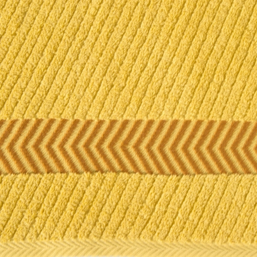 Ręcznik 70x140 musztardowy żakardowy