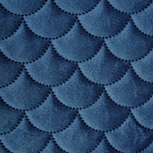 Narzuta wypalana 170x210 granatowa