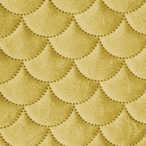 Narzuta wypalana 170x210 musztardowa