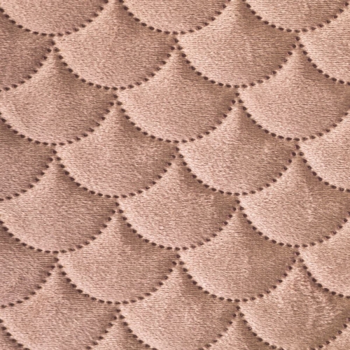 Narzuta wypalana 220x240 pudrowa
