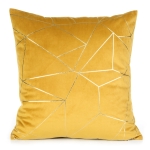 Poszewka dekoracyjna velvet Almes 45x45 musztardowo złota