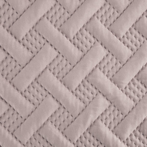 Narzuta pikowana 170x210 pudrowa
