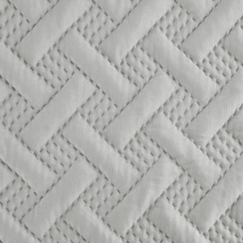 Narzuta pikowana  Alara 220x240 srebrna