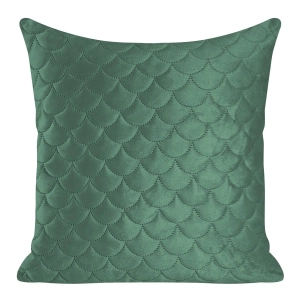 Poszewka dekoracyjna velvet 40x40 zielona + wypełnienie