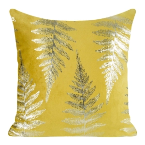 Poszewka dekoracyjna velvet 45x45 musztardowo złota Miranda
