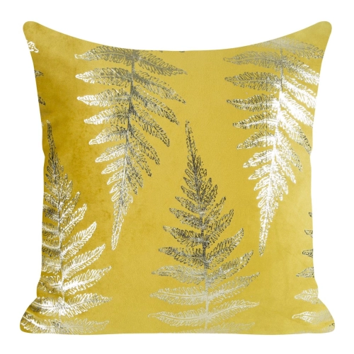 Poszewka dekoracyjna velvet 45x45 musztardowo złota Miranda