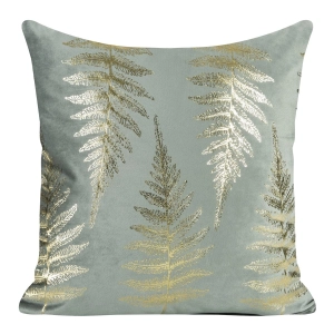 Poszewka dekoracyjna velvet 45x45 srebrno złota Miranda  + wypełnienie