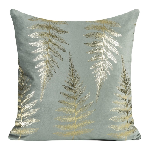 Poszewka dekoracyjna velvet 45x45 srebrno złota Miranda  + wypełnienie