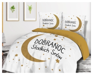 Pościel bawełniana 160x200 dobranoc słodkich snów