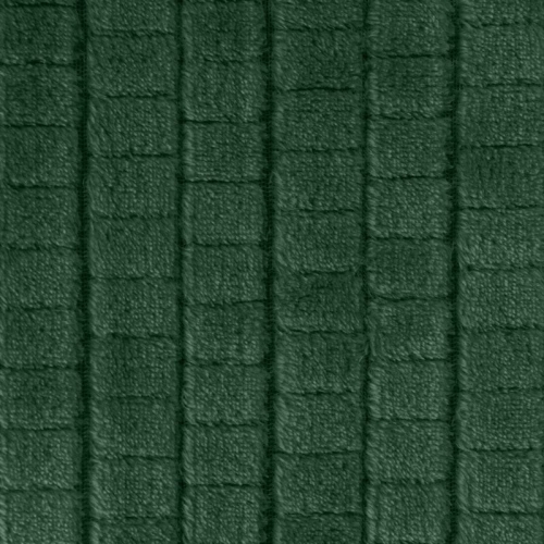 Koc pluszowy 200x220 ciemno zielony