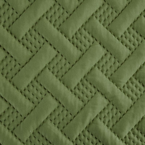 Narzuta pikowana 170x210 oliwkowa