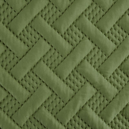 Narzuta pikowana 220x240 oliwkowa