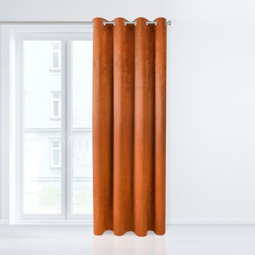 Zasłona 140x250 ceglana przelotki