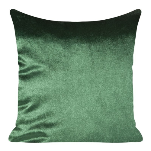 Poszewka dekoracyjna velvet  45x45 ciemno zielona  + wypełnienie