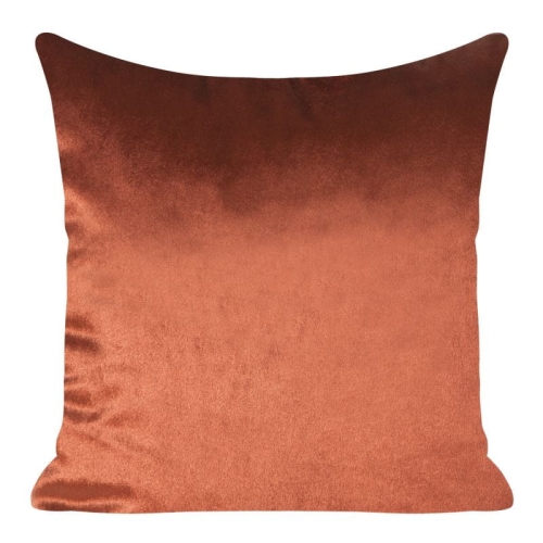 Poszewka dekoracyjna velvet  45x45 ceglana + wypełnienie