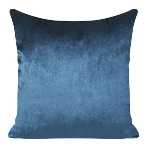 Poszewka dekoracyjna velvet  45x45 granatowa + wypełnienie