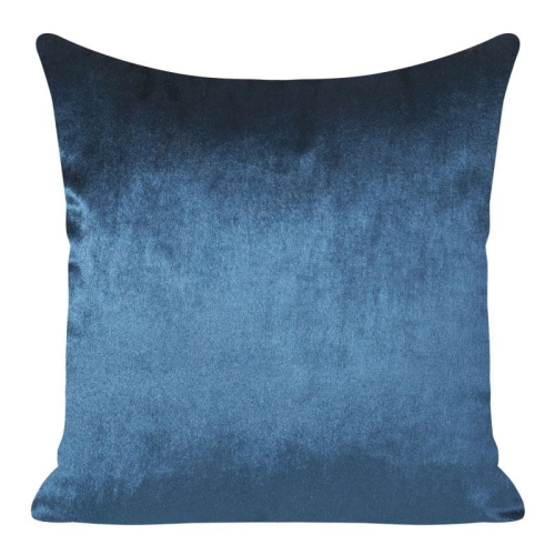 Poszewka dekoracyjna velvet  45x45 granatowa + wypełnienie