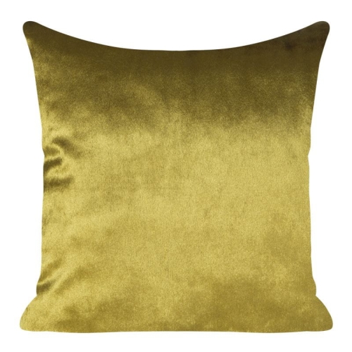 Poszewka dekoracyjna velvet  45x45 musztardowa + wypełnienie