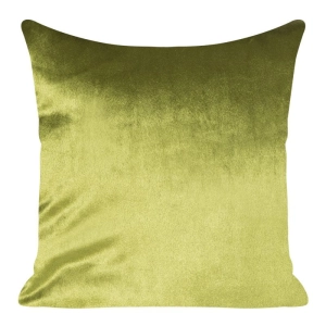 Poszewka dekoracyjna velvet  45x45 oliwkowa + wypełnienie