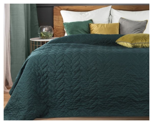 Narzuta Stella 170x210 ciemno zielona