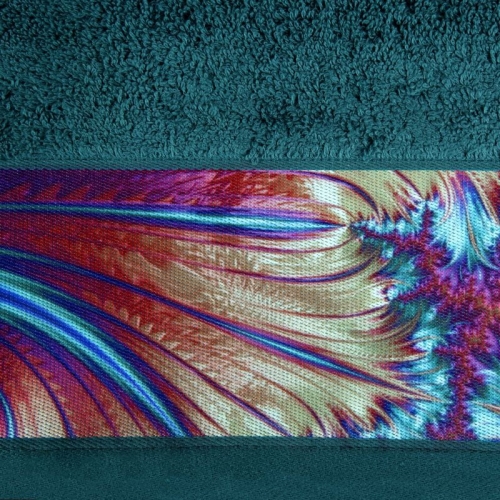 Ręcznik 70x140 ciemno turkusowy Azul