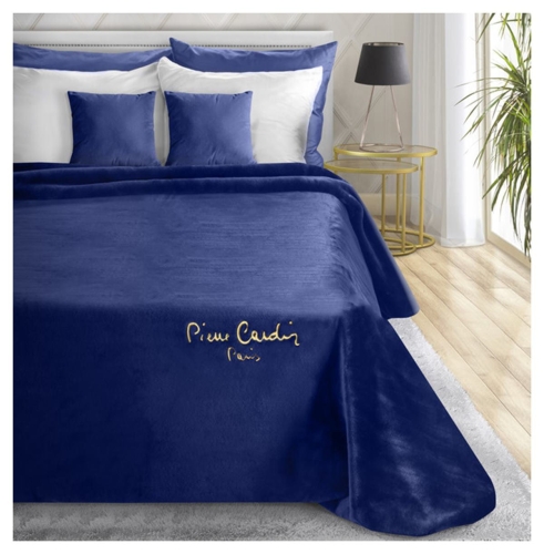 Koc 160x240 granatowy Pierre Cardin