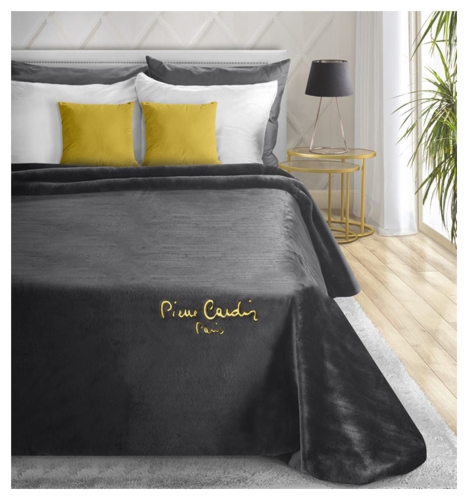 Koc 160x240 czarny Pierre Cardin