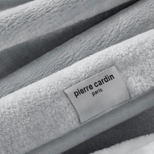 Koc 220x240 srebrny Pierre Cardin