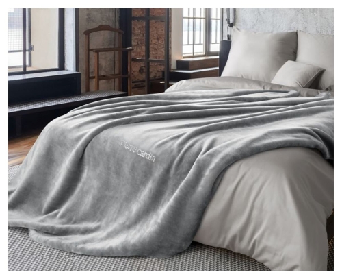 Koc 160x240 srebrny Pierre Cardin
