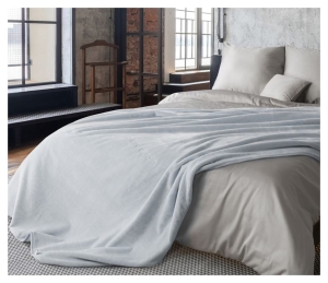 Koc 160x240 srebrny Pierre Cardin