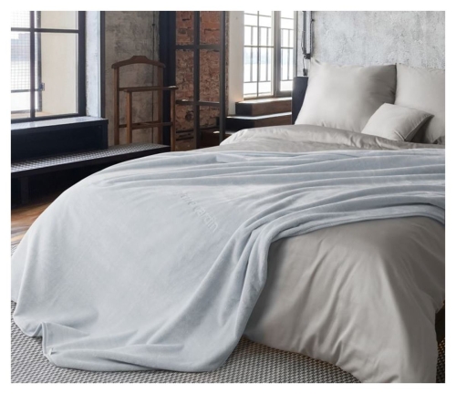 Koc 160x240 srebrny Pierre Cardin