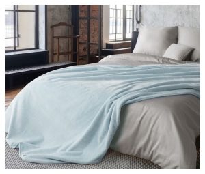 Koc 220x240 niebieski Pierre Cardin