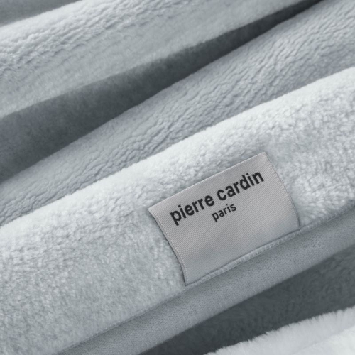 Koc 220x240 srebrny Pierre Cardin