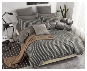Komplet pościeli dwustronnej 200x220 w pasy