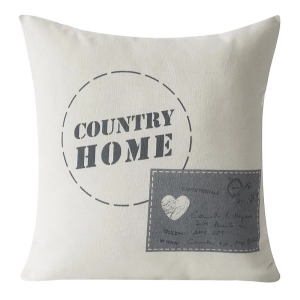 Poszewka dekoracyjna 40x40 z napisem Country Home