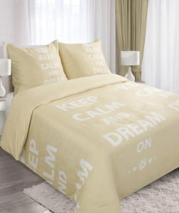 Komplet pościeli 160x200 keep calm and dream