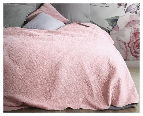 Narzuta dekoracyjna 220x240 morelowa
